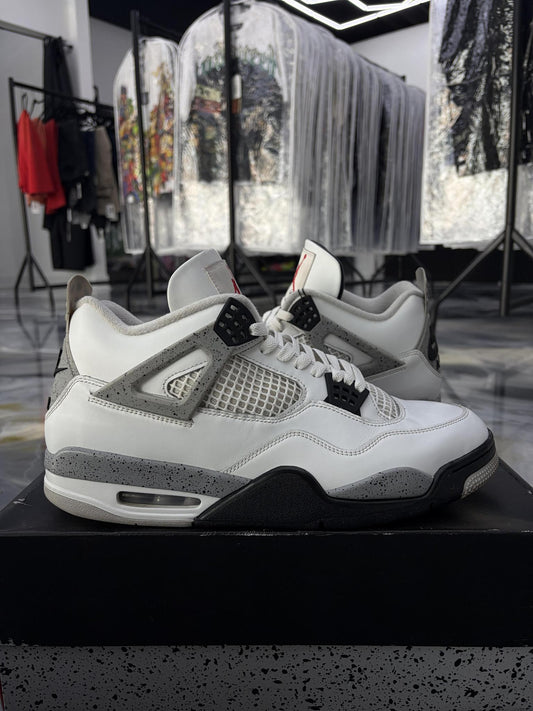 Jordan 4 "White Cement" Used Size 13