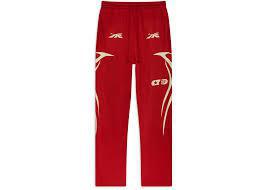 Hellstar Flare Sweatpants "Red Warmup"
