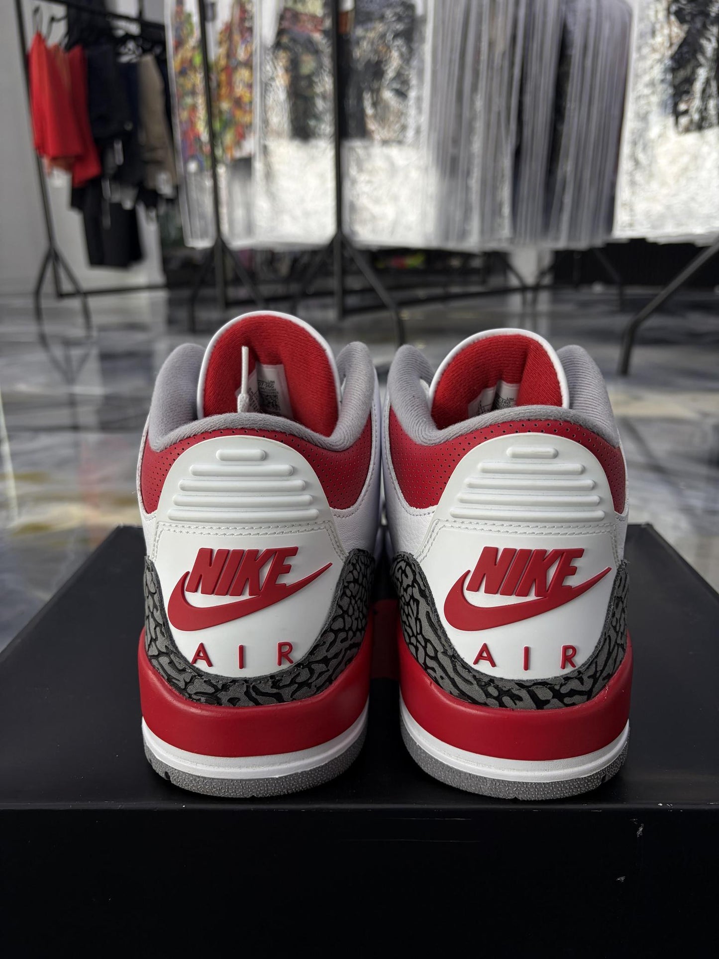 Jordan 3 "Fire Red" Used Size 13