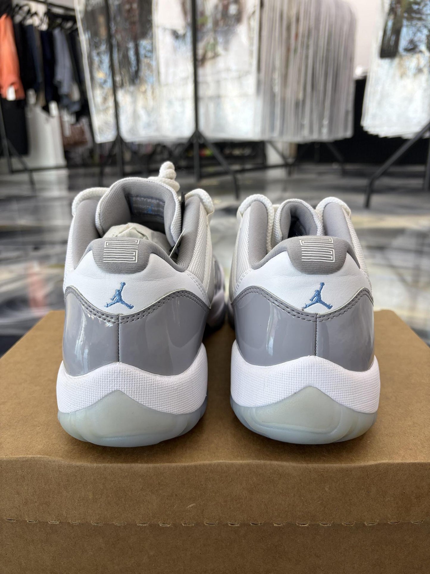 Jordan 11 Low "Grey Cement" Used Size 11