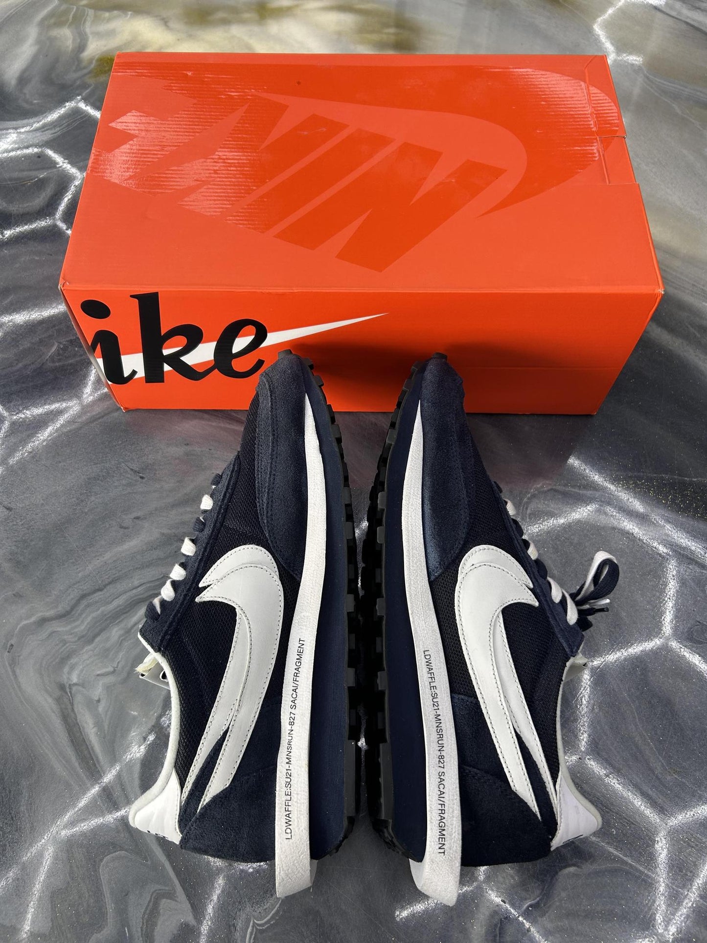 Nike Sacai X Fragment "Navy" Used Size 14