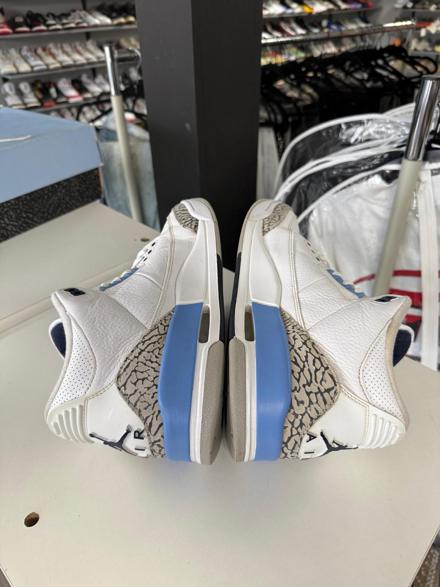 Jordan 3 "UNC" Used Size 10