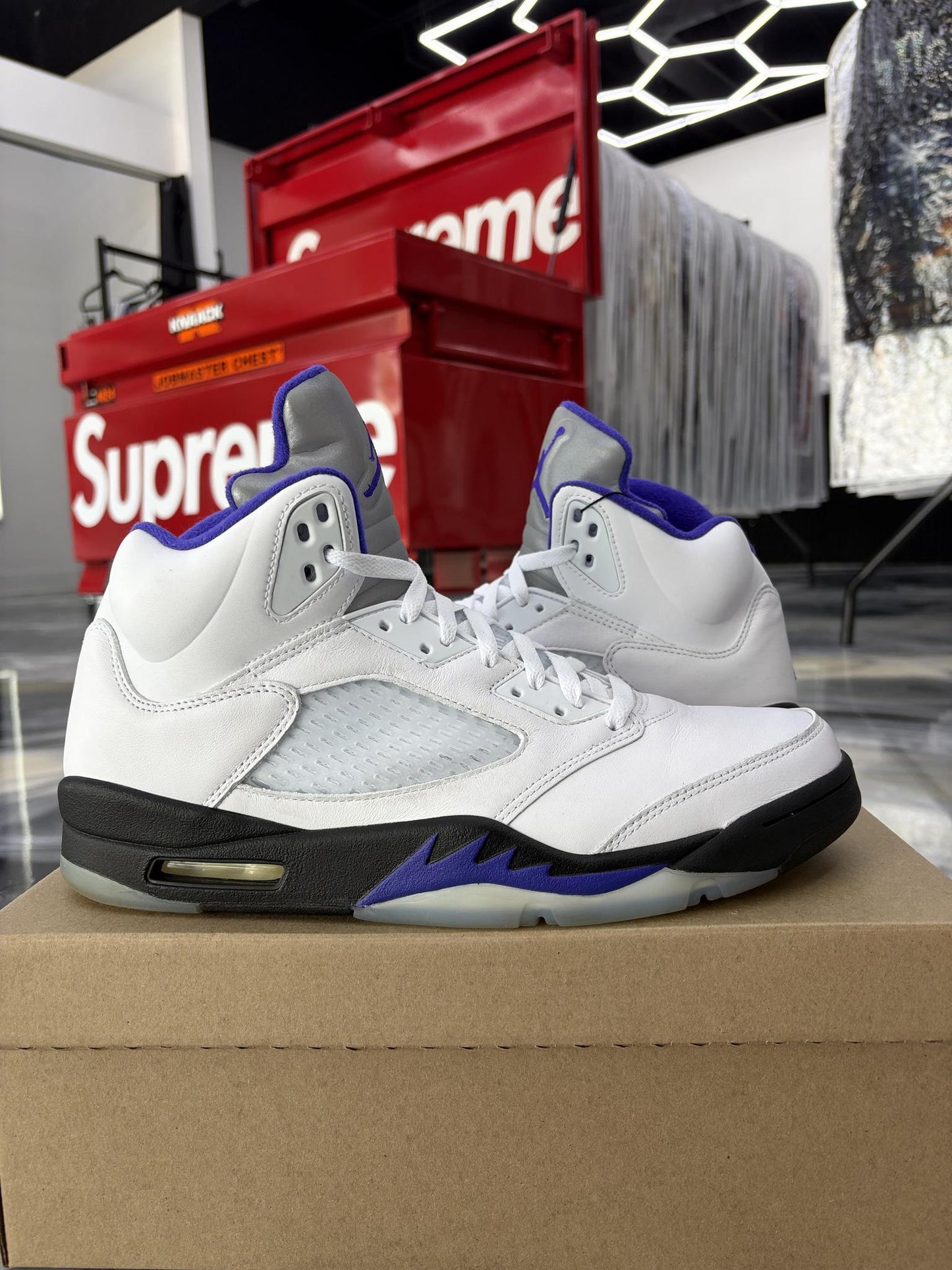 Jordan 5 "Concord" Used Size 12