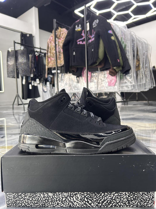 Jordan 3 "Black Cat" Used Size 13