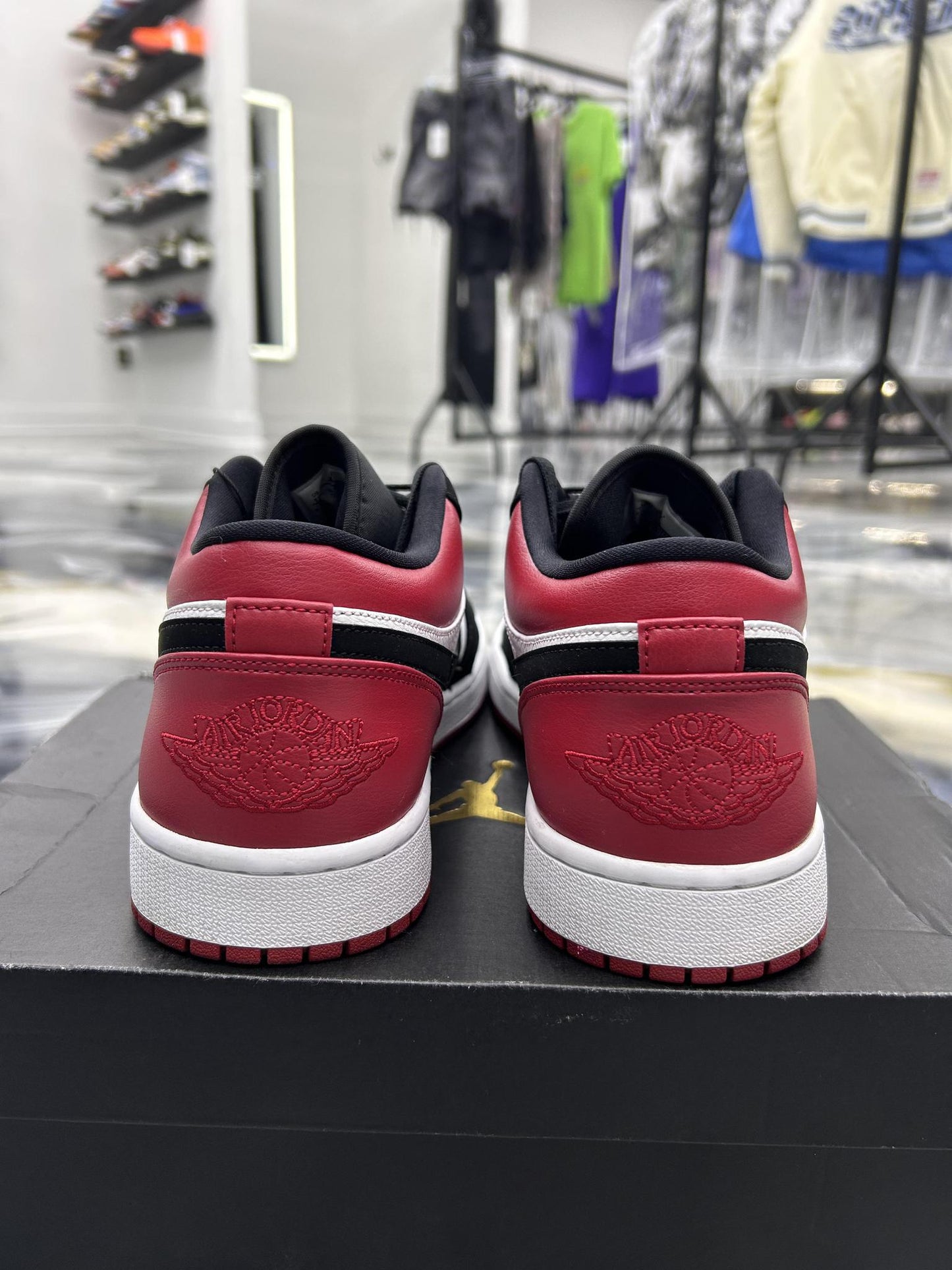 Jordan 1 Low "Black Toe" Used Size 12