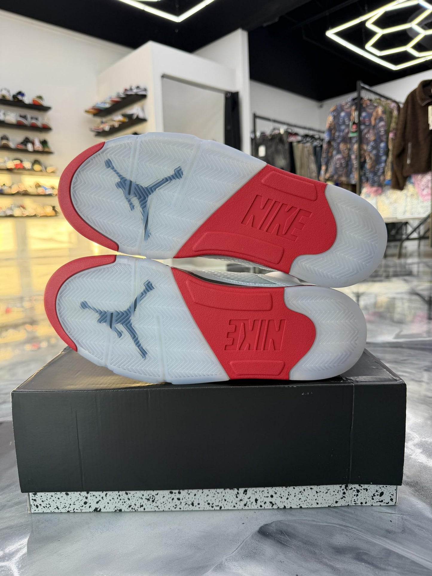 Jordan 5 "Fire Red" Used Size 12