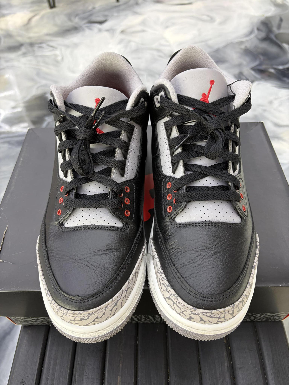 Jordan 3 "Black Cement" Used Size 9.5