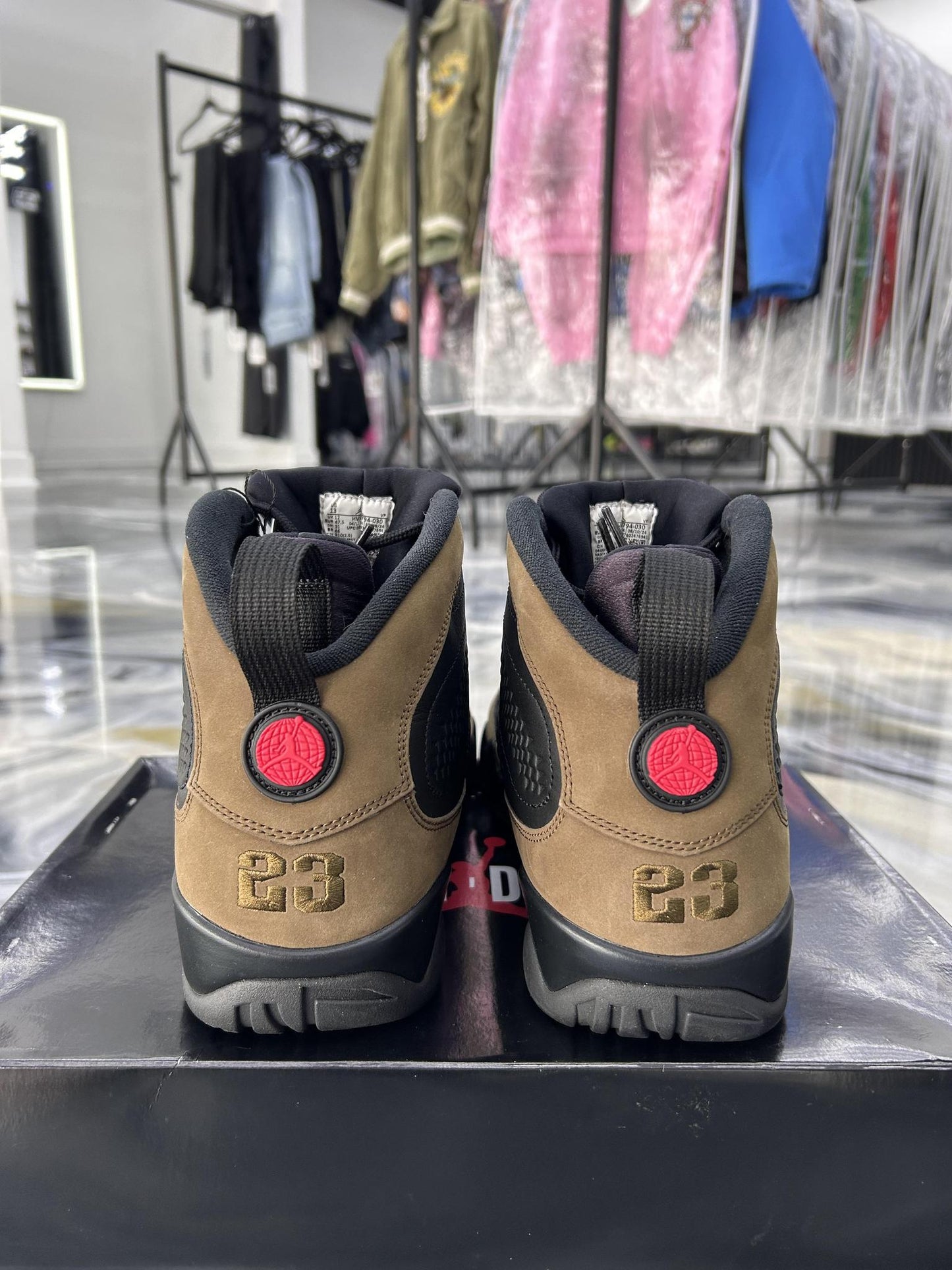 Jordan 9 "Olive" Used Size 13