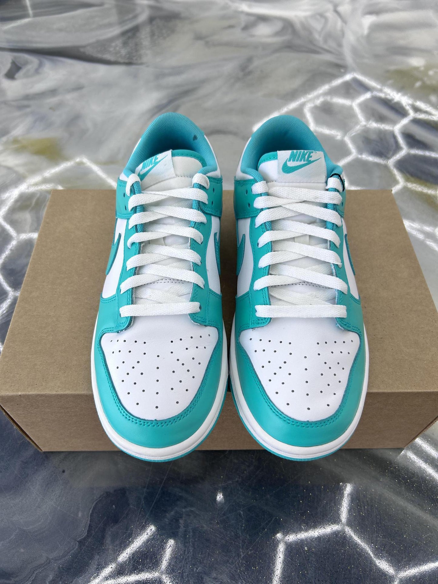 Nike Dunk Low "Clear Jade" Used Size 8
