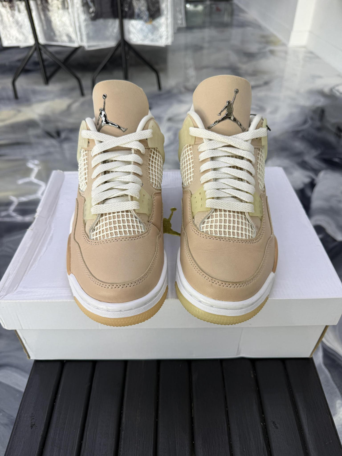 Jordan 4 "Shimmer" Used Size 7Y/8.5W