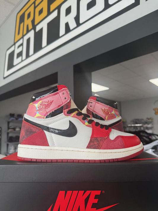 Jordan 1 "Across The Spiderverse" Used Size 6.5Y/8W