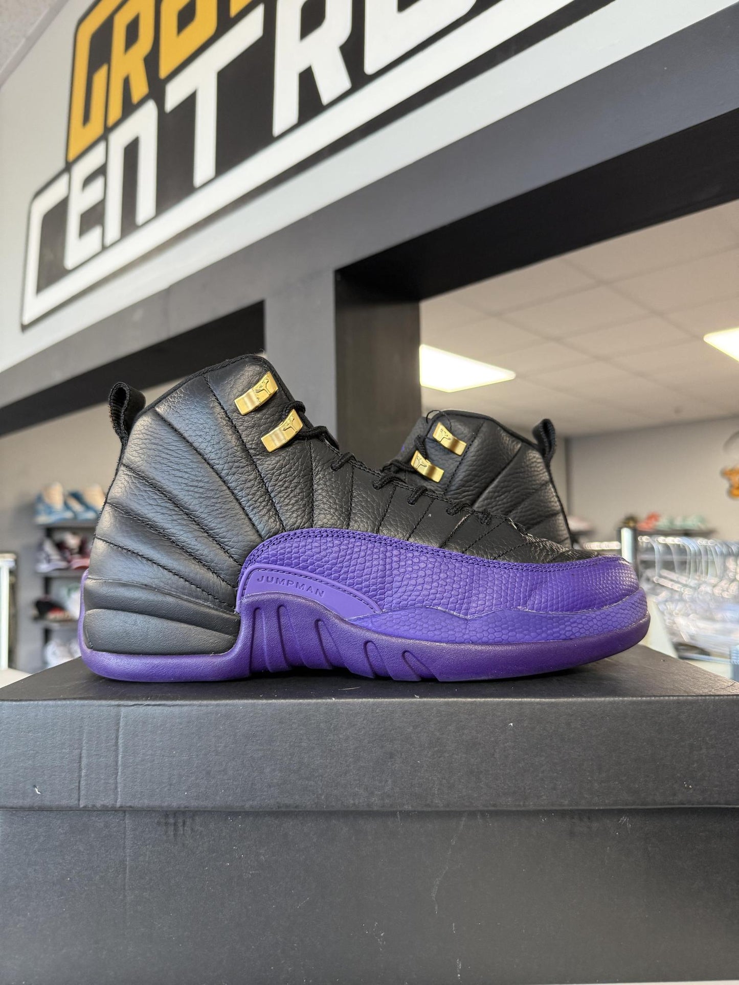 Jordan 12 "Field Purple" Used Size 7Y/8.5W