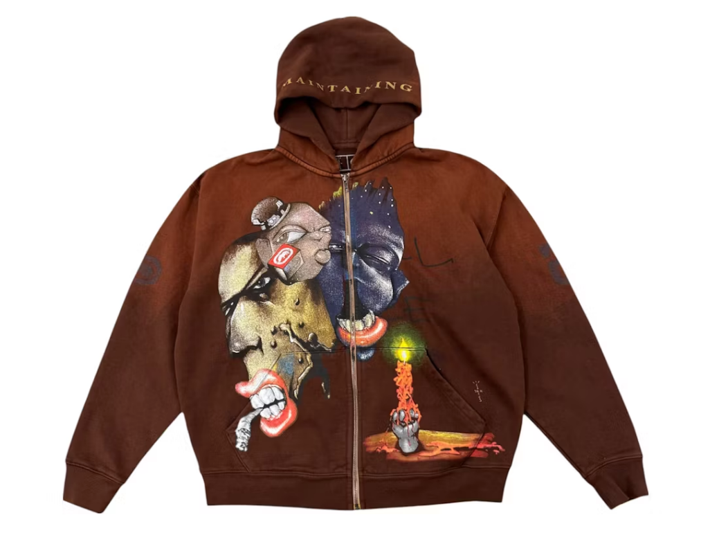 Travis Scott x Ecko Maintaining Zip Hoodie "Brown"
