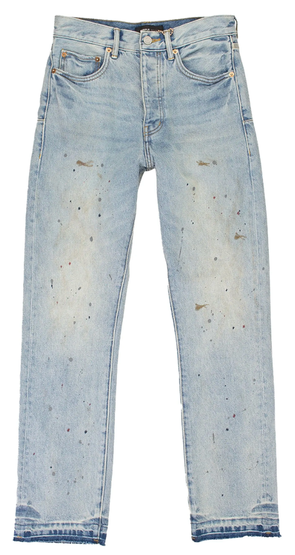 Purple P002 Slim Paint Splatter "Washed"