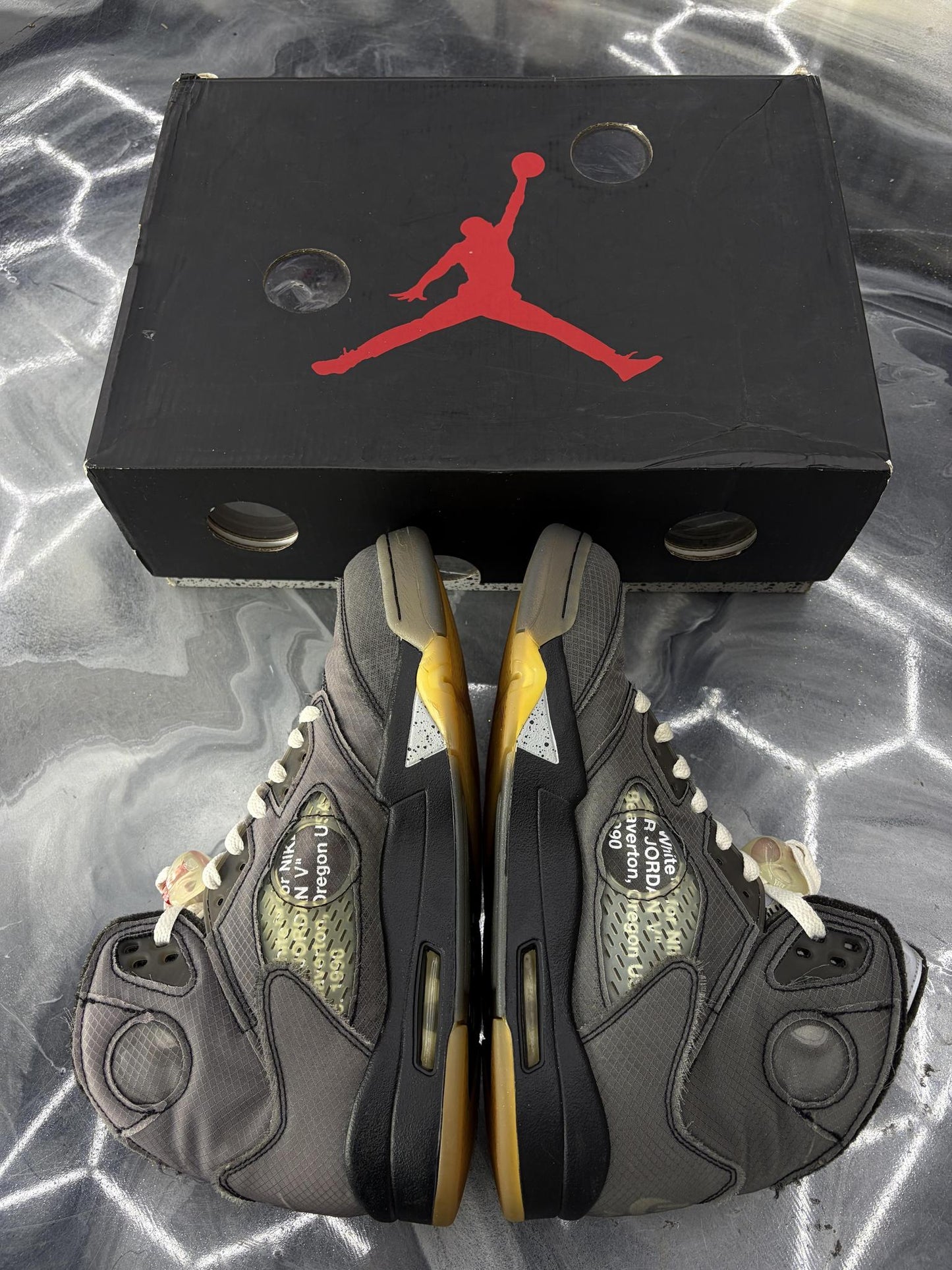 Jordan 5 Off White "Muslin" Used Size 10.5
