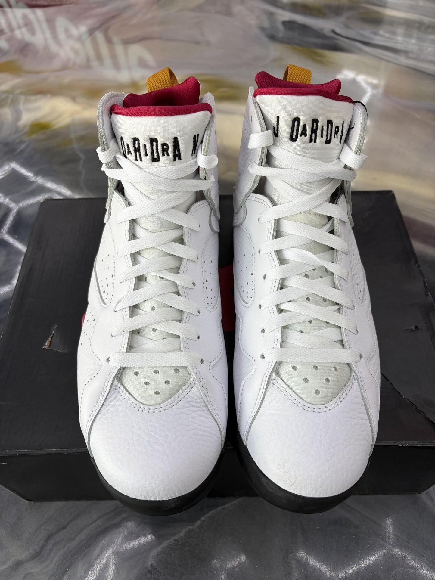 Jordan 7 "Cardinal" Used Size 9