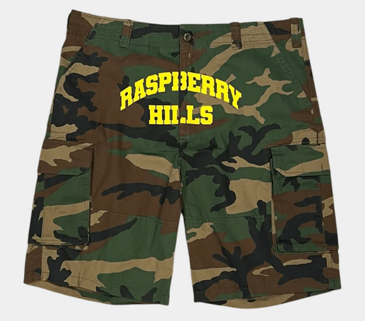 GV Gallery Raspberry Hills Army Cargos Shorts