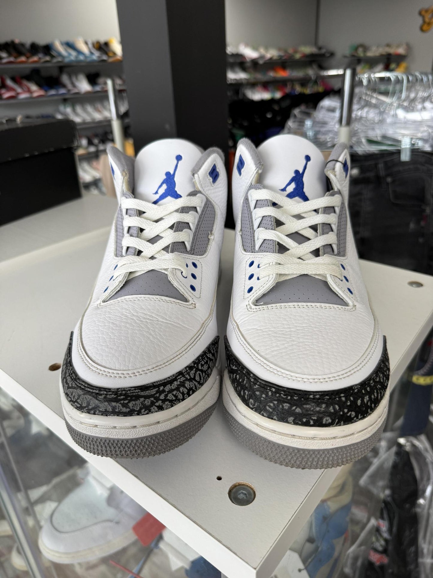 Jordan 3 "Racer Blue" Used Size 13