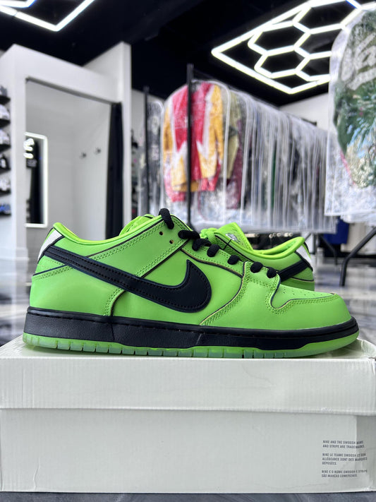 Nike SB Dunk Low X Powerpuff "Buttercup" Used Size 12