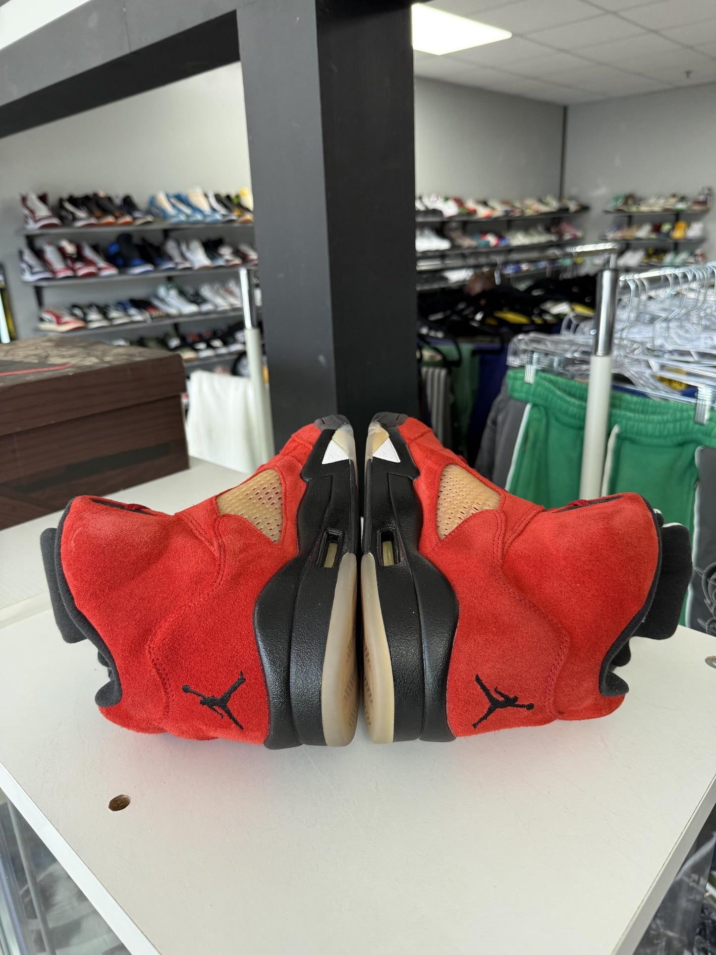 Jordan 5 "Raging Bull" Used Size 12