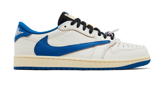 Jordan 1 x Travis Scott x Fragment "Sail Military Blue"