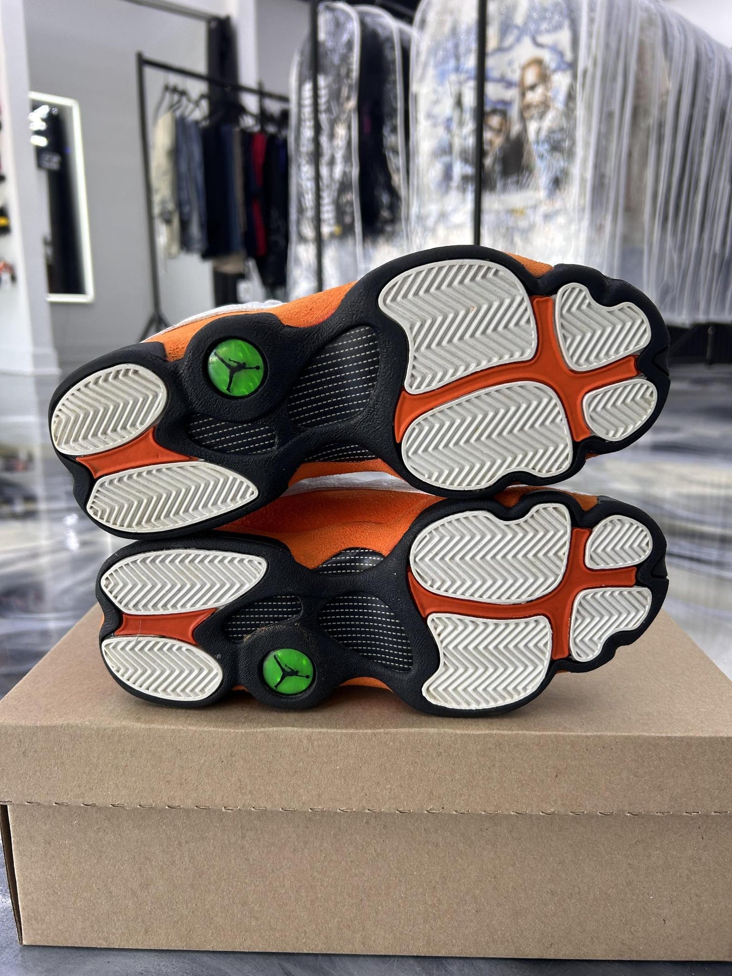 Jordan 13 "Starfish" Used Size 6Y/7.5W