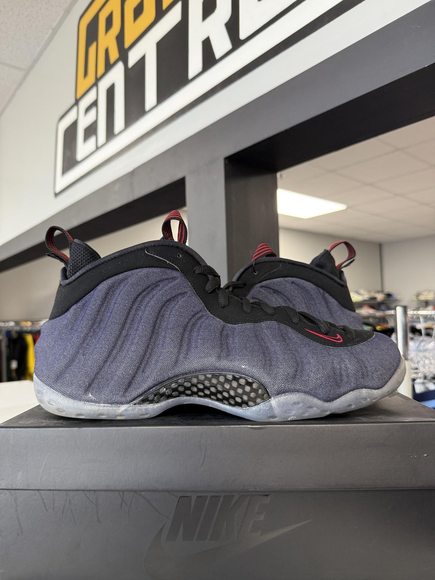 Nike Foamposite One "Denim" Used Size 12