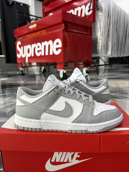Nike Dunk Low "Light Smoke Grey" Used Size 7Y/8.5W