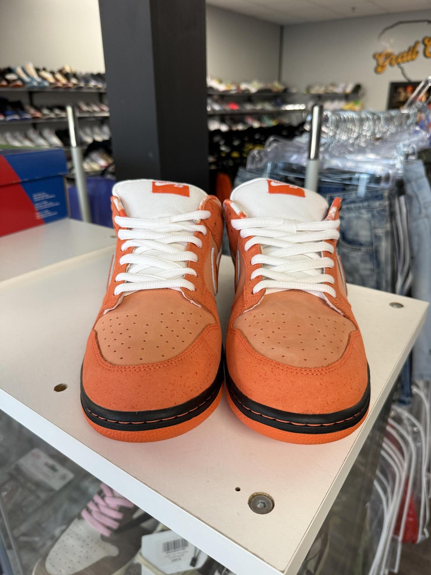 Nike Dunk SB "Orange Lobster" Used Size 14