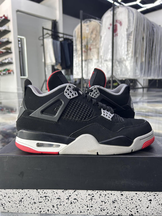 Jordan 4 "Bred 2019" Used Size 9.5