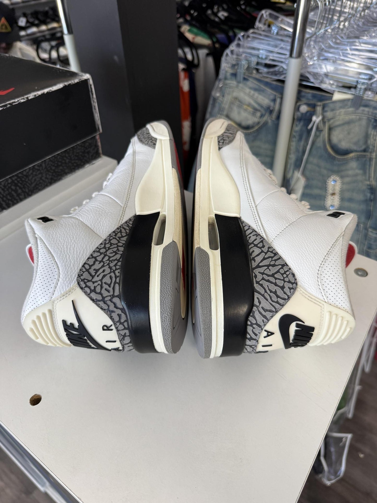 Jordan 3 "White Cement Reimagined" Used Size 12.5