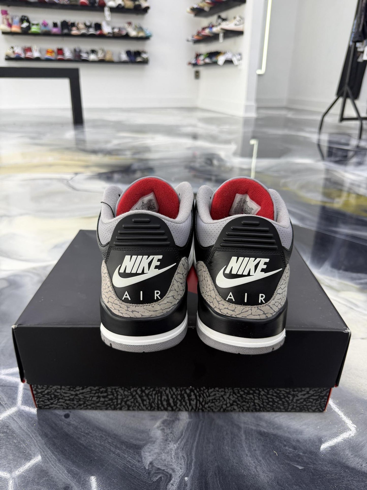 Jordan 3 "Black Cement" Used Size 13
