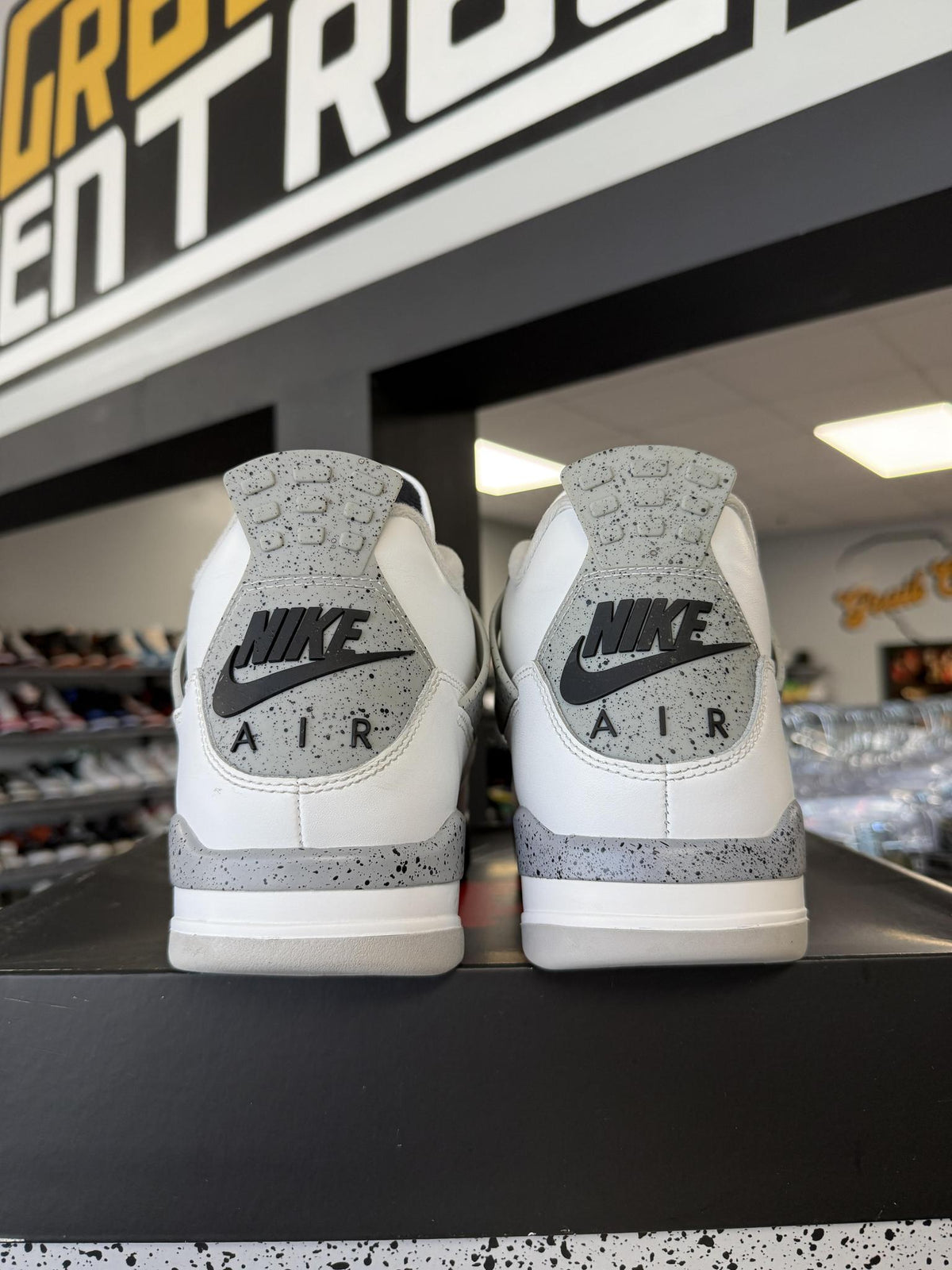 Jordan 4 "White Cement" Used Size 12