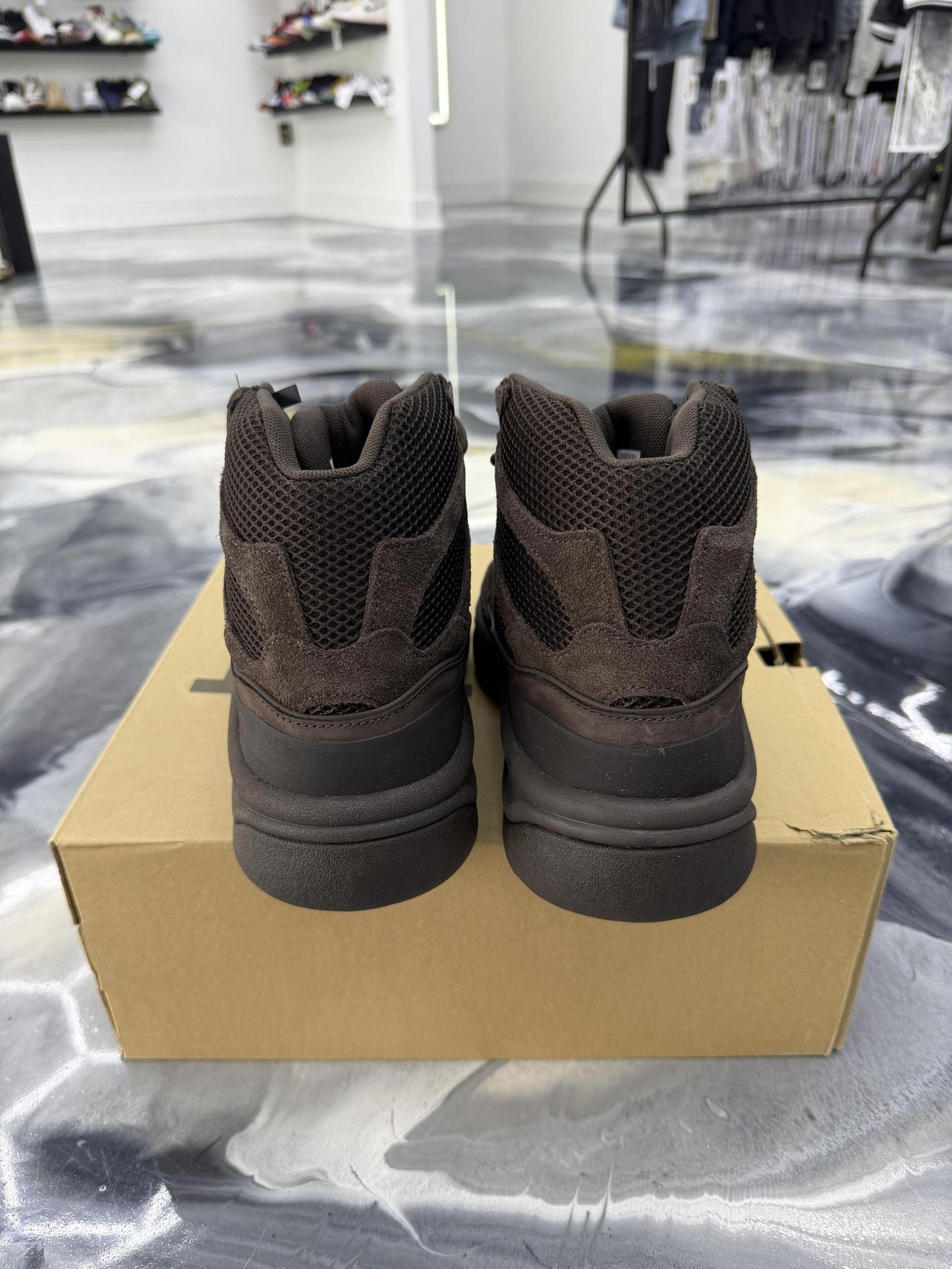 Yeezy Desert Boot "Oil" Used Size 10