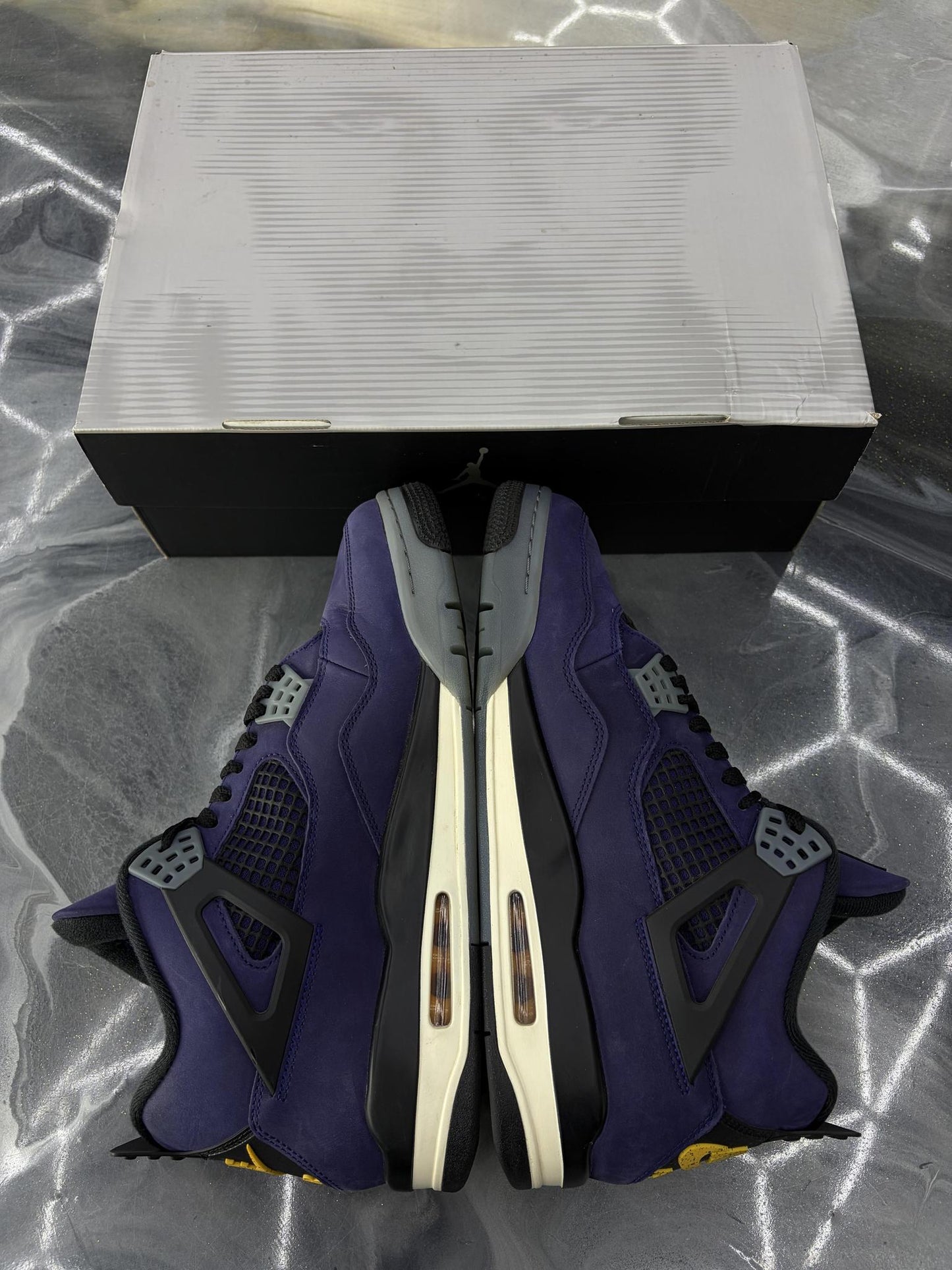 Jordan 4 "Laker" Used Size 12