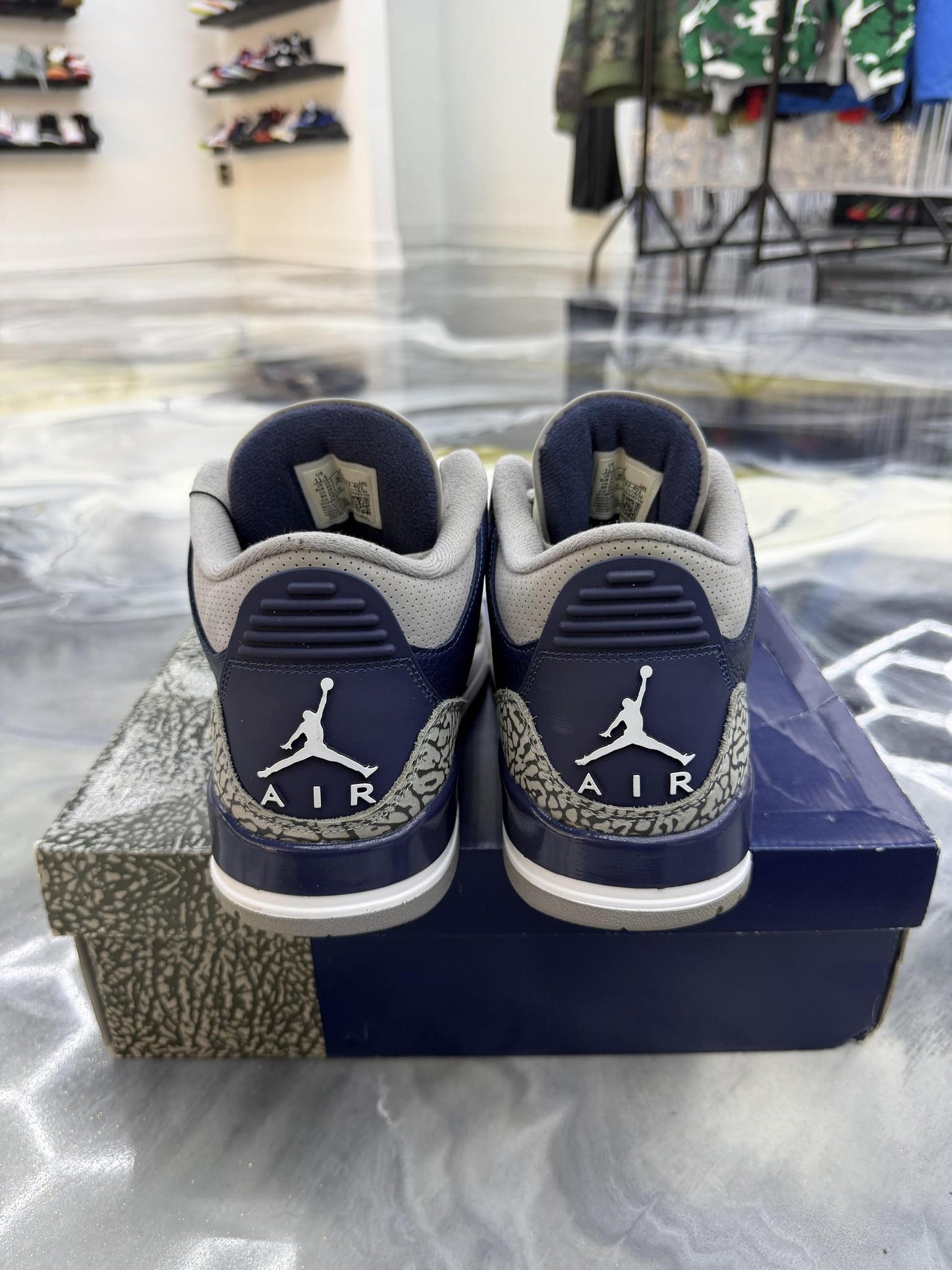 Jordan 3 Georgetown Used Size 11.5