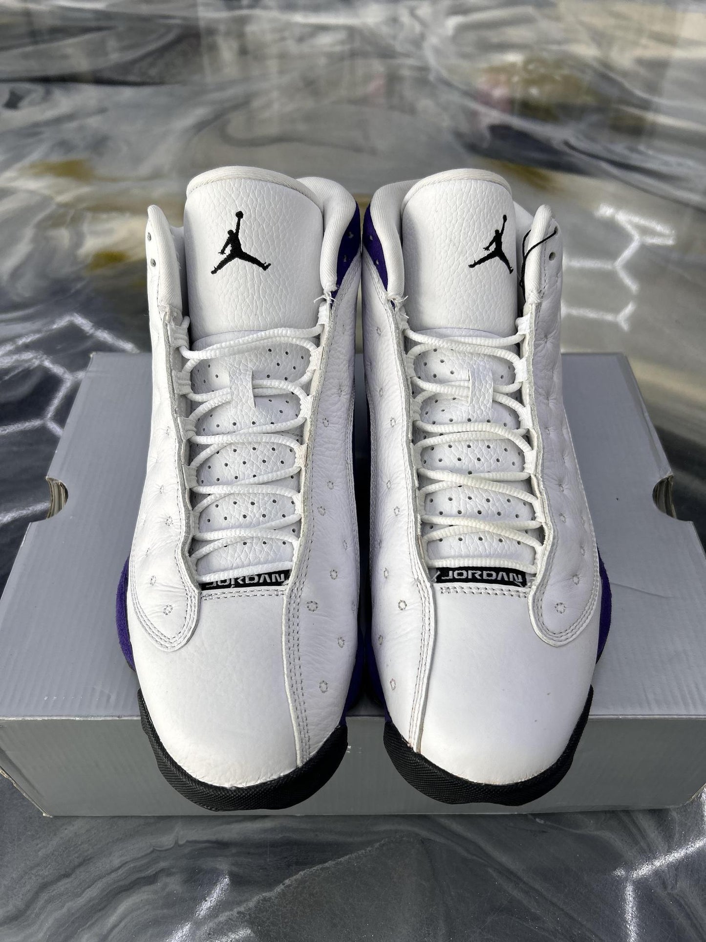 Jordan 13 "Lakers" Used Size 10