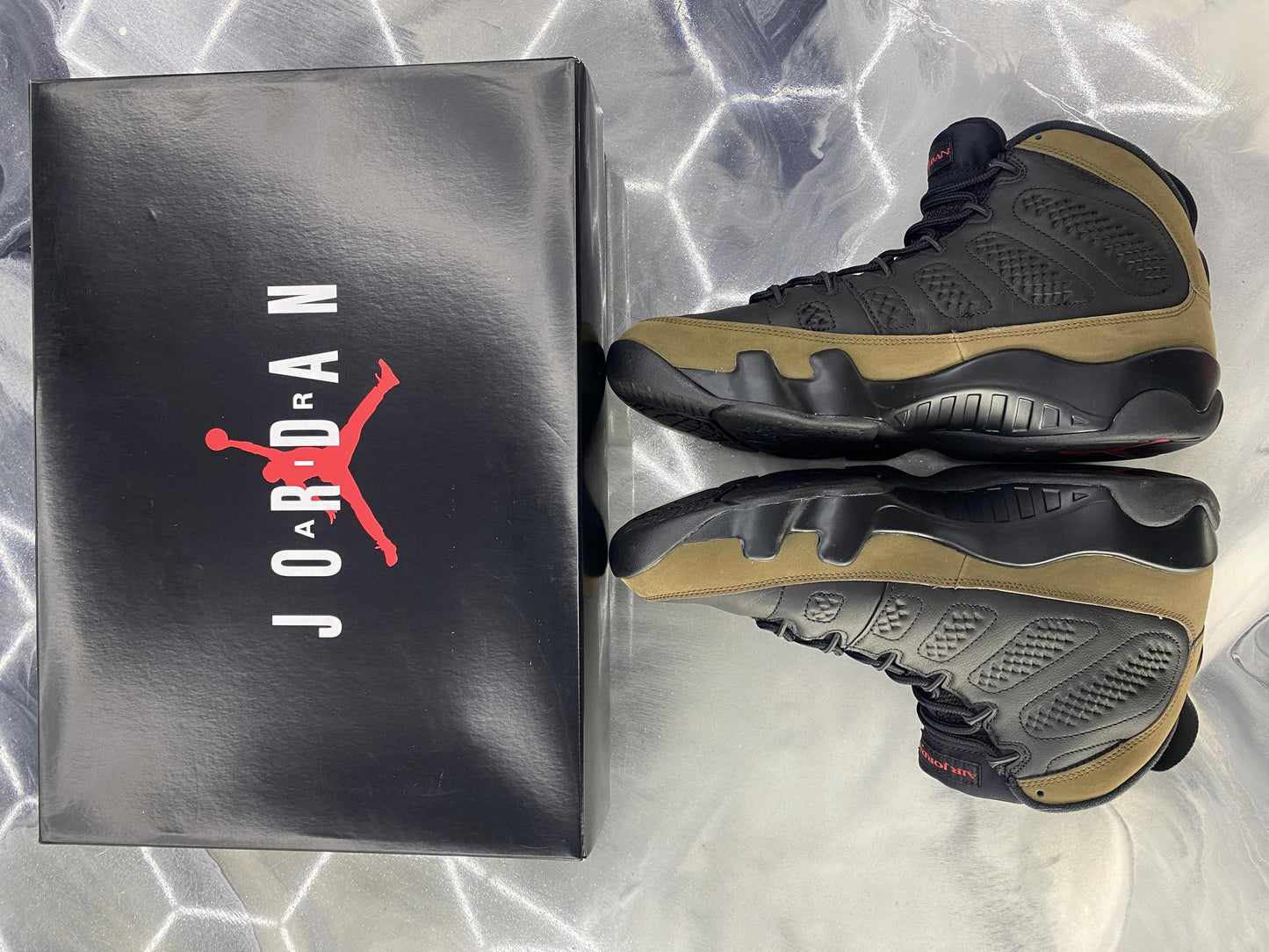 Jordan 9 "Olive" Used Size 12
