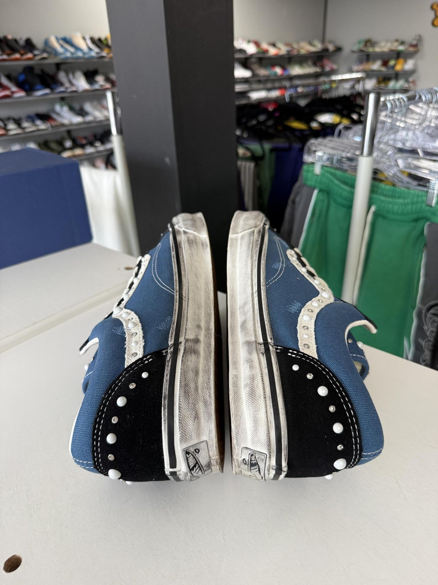 Vans LX Old Skool Pearlized "Navy "Used Size 13