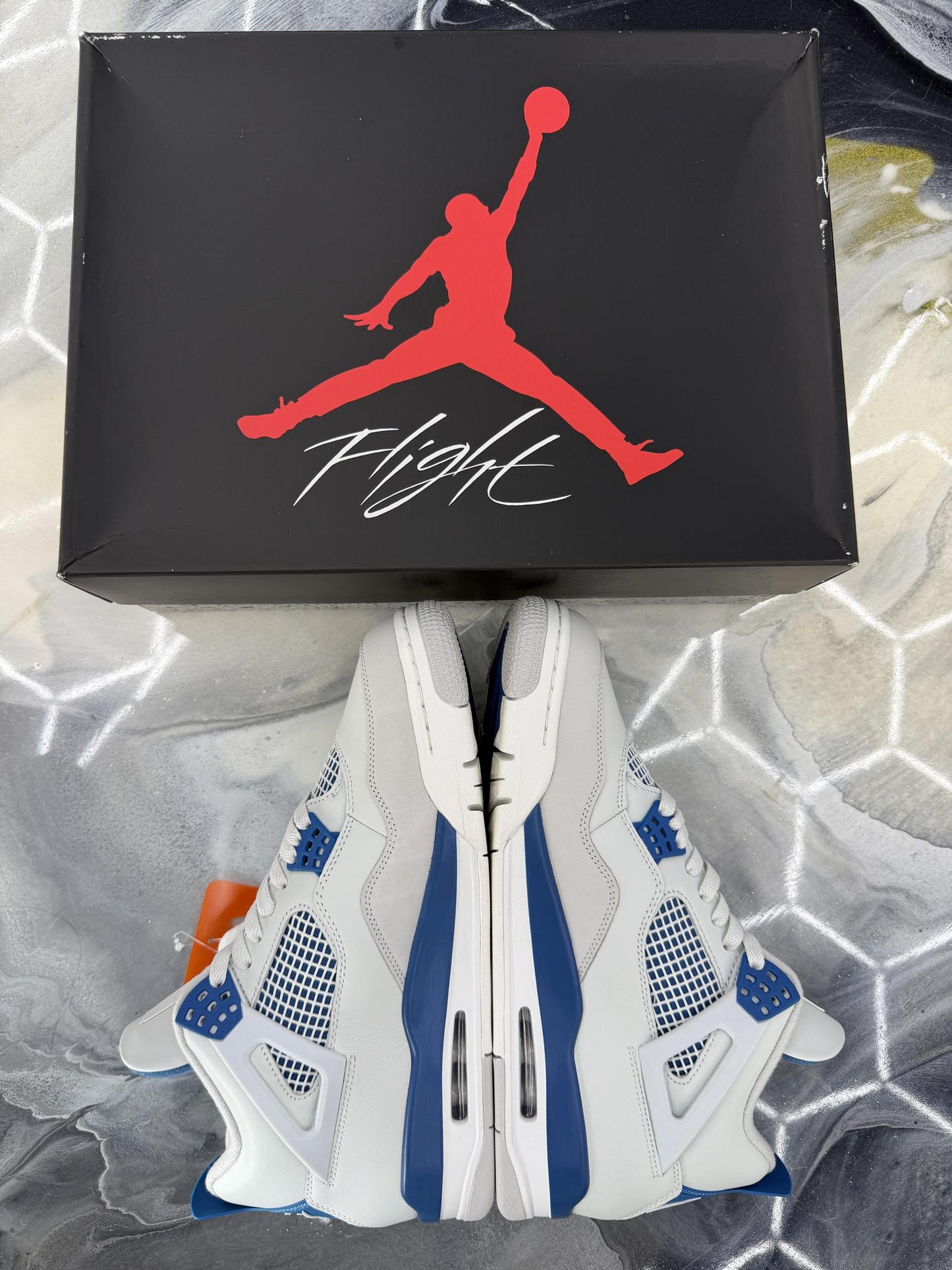 Jordan 4 "Military Blue" Used Size 12