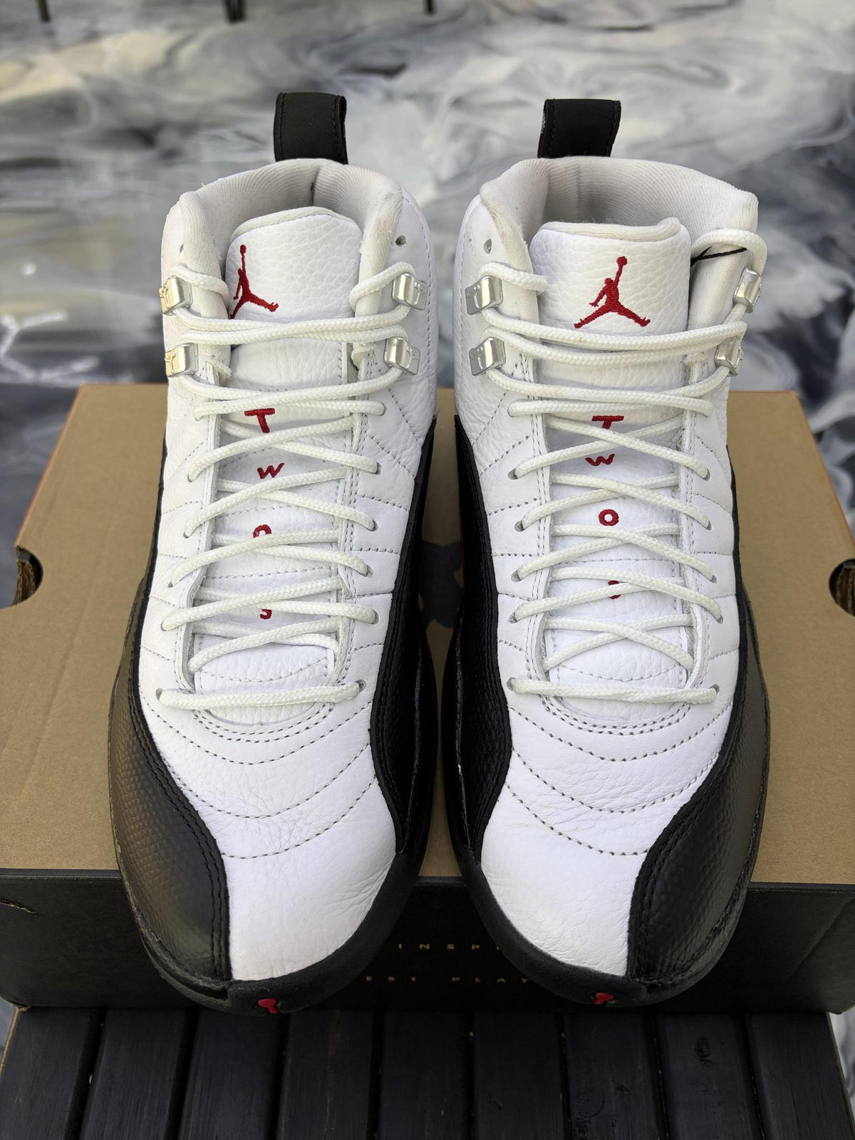 Jordan 12 "Red Taxi" Used Size 7.5