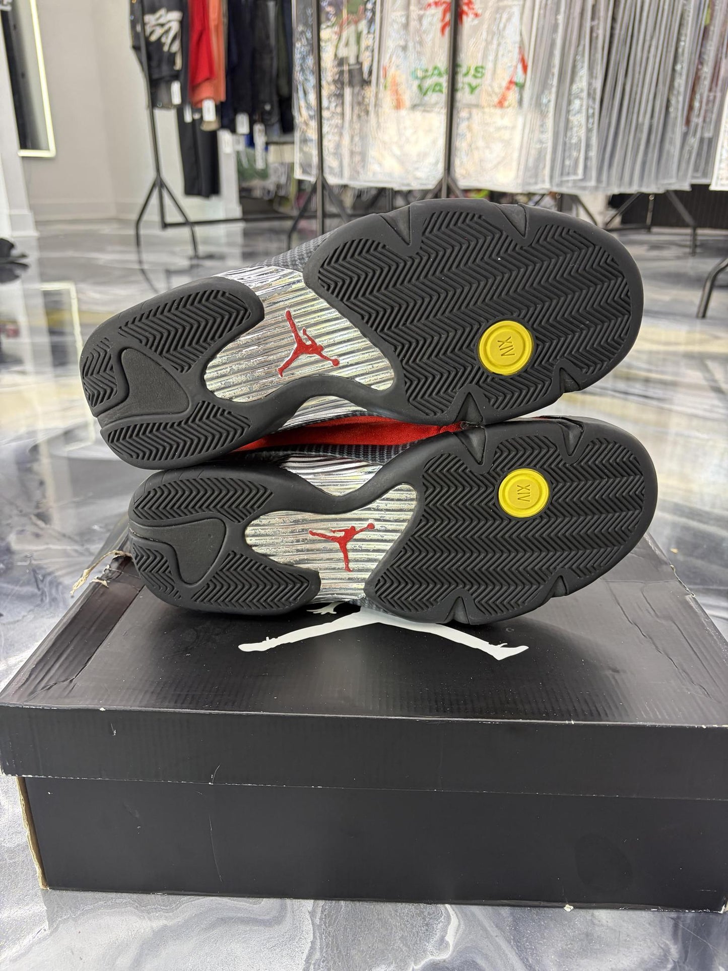 Jordan 14 "Ferrari 2014" Used Size 12