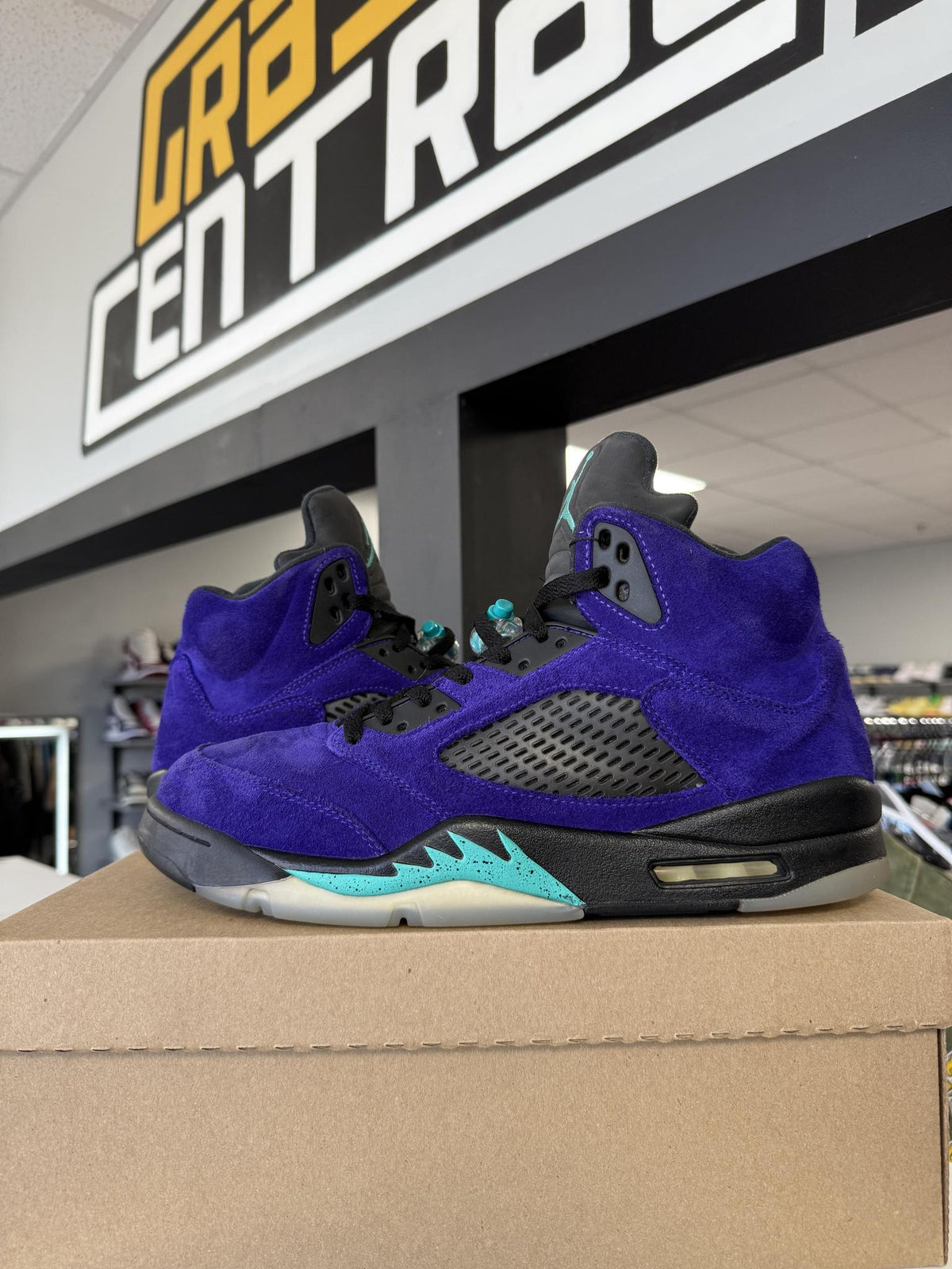 Jordan 5 "Alternate Grape" Used Size 12