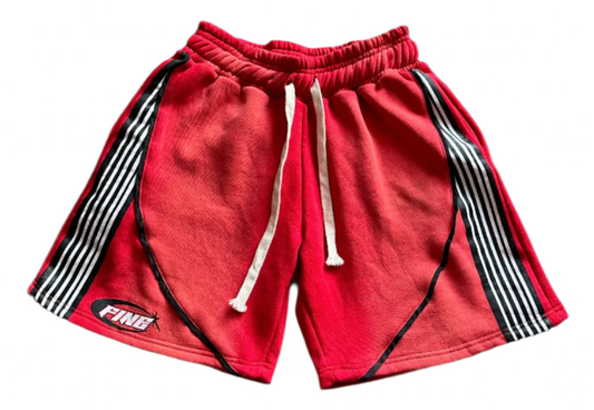 Fine Britches Racer Shorts "Black Cherry"