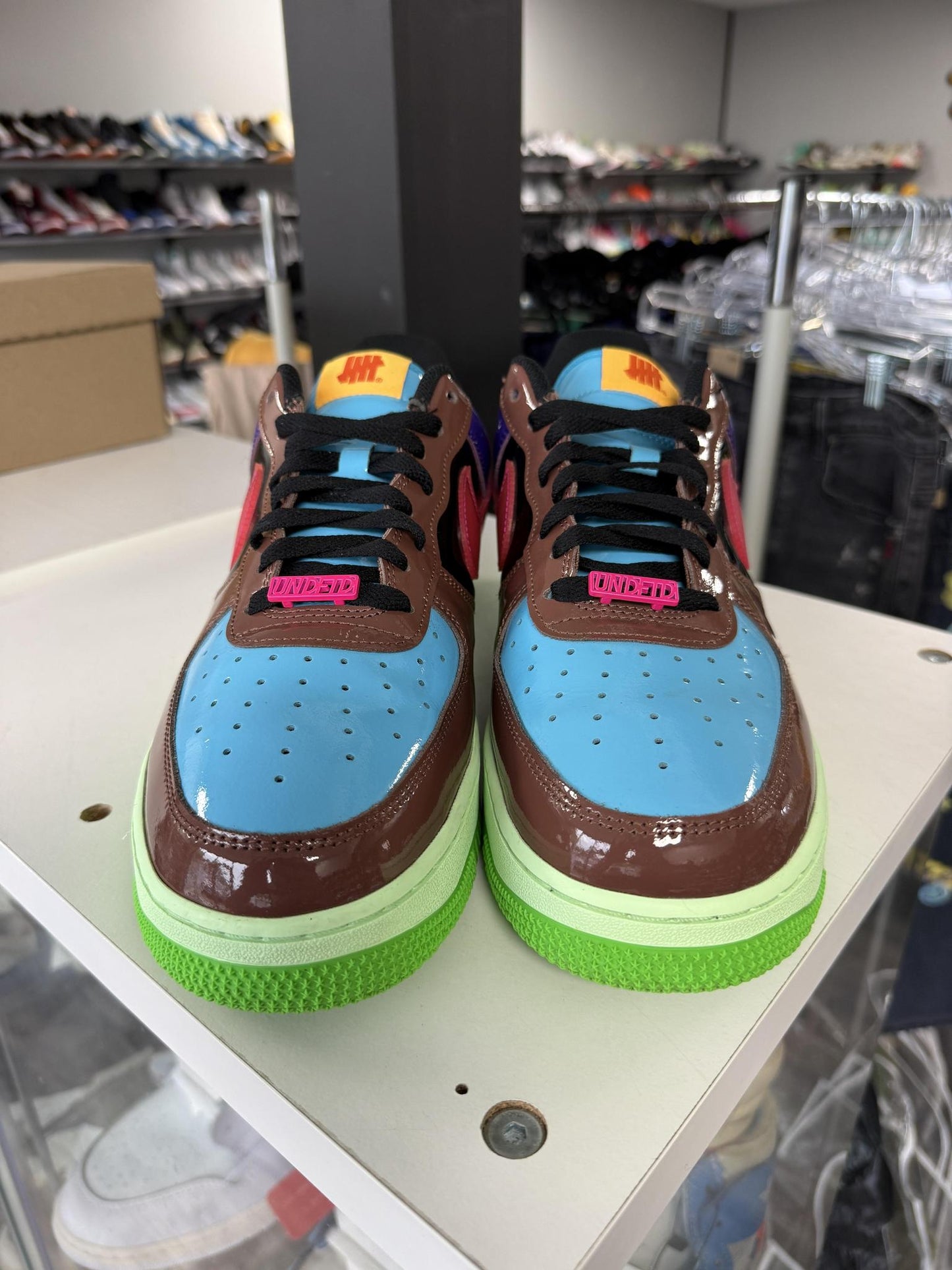 Nike Air Force One Low UNFTD "Multi Color" Used Size 12