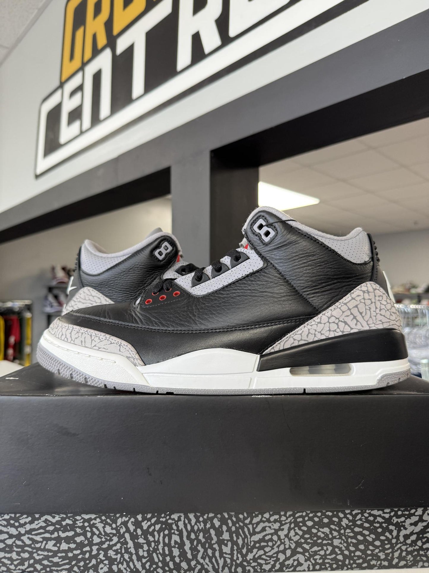 Jordan 3 "Black Cement" Used Size 11