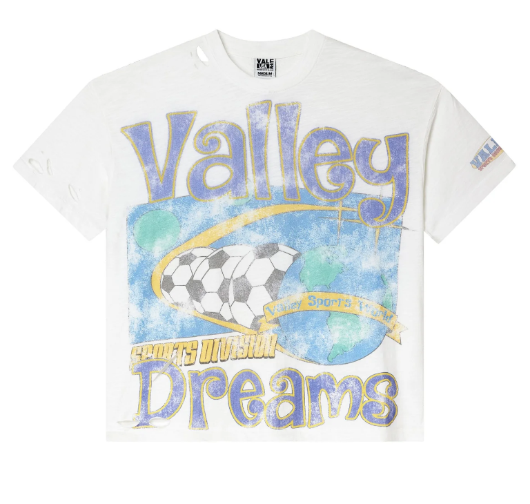 Vale Futball Tee "White"