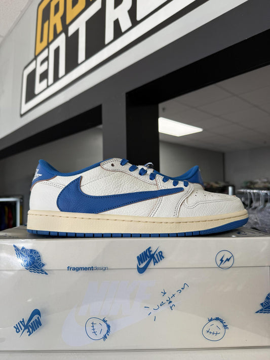 Jordan 1 Low Travis Scott "Fragment Sail" Used Size 11