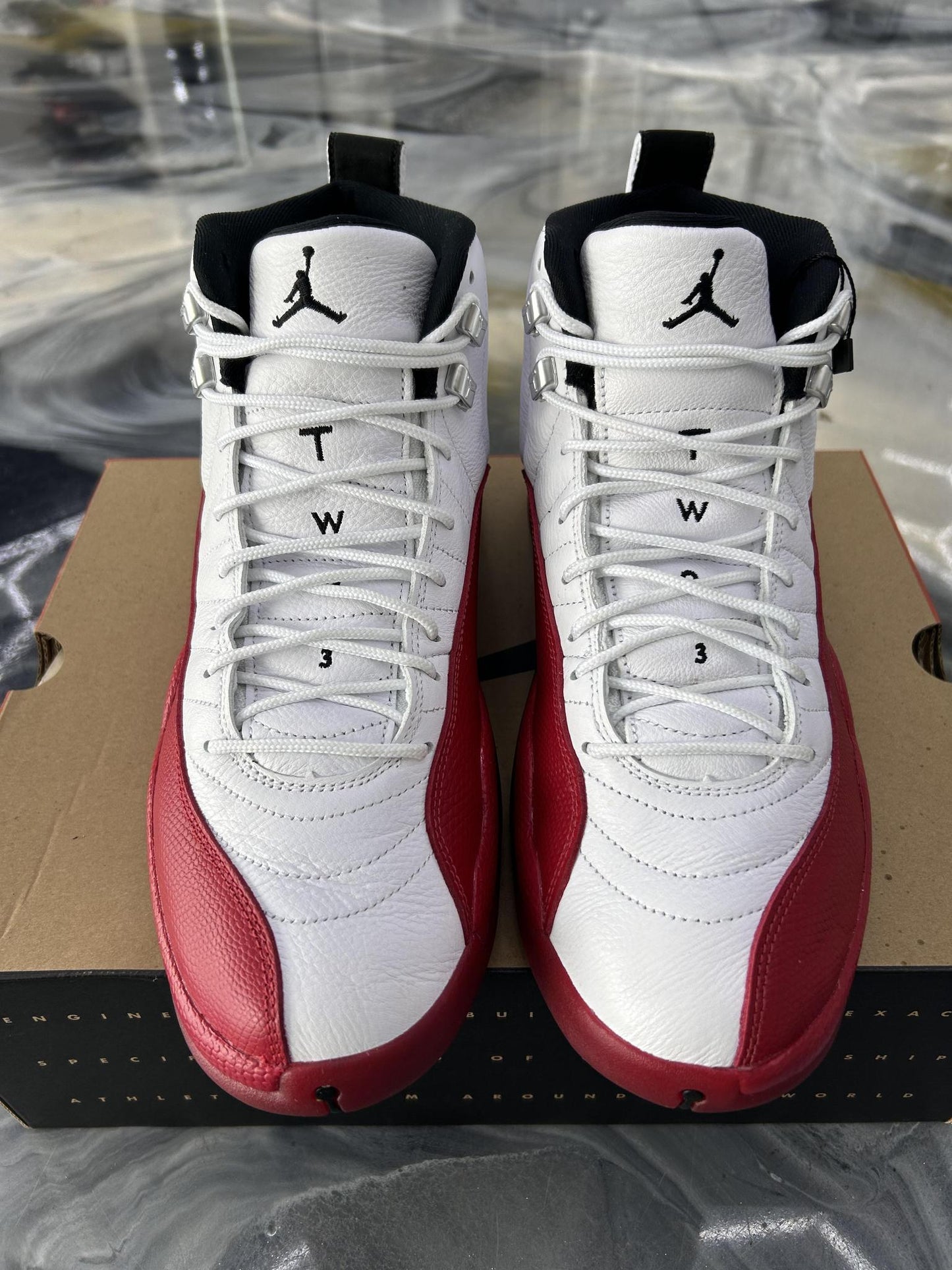 Jordan 12 "Cherry" Used Size 12