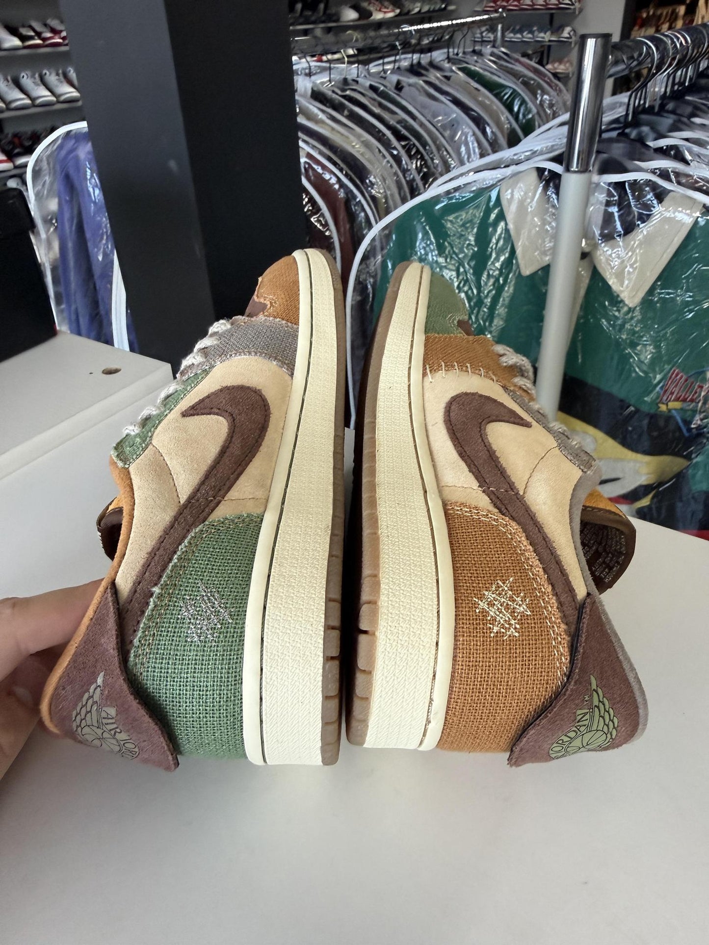 Jordan 1 Low x Zion Williamson "Voodoo" Used Size 9